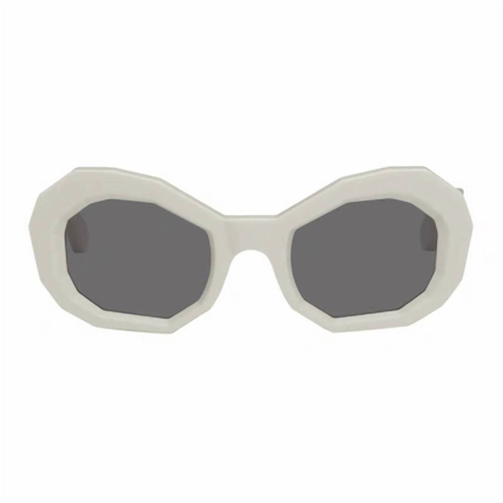 NEW AMIRI women's honeycomb sunglasses in alabaster